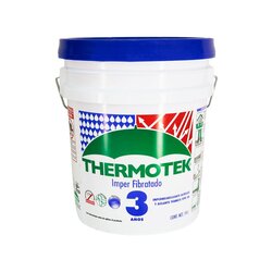 Impermeabilizante Acrílico Thermotek Fibratado Blanco 5 A 19 Lt