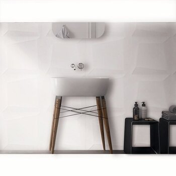 Muro Pure Fiore Daltile 45 x 90 cm White GPR1R