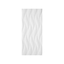 Azulejo White Olas 25 x 75 cm Esmaltado Vitrificado
