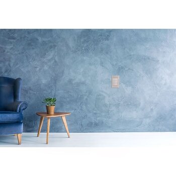 Placa Ciega Plateado Lucek modelo BP1200MP