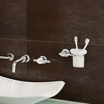 Portacepillo Cristal Nuva Helvex 9107