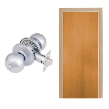 Paquete Puerta Tambor 70 x 213 cm HDF-Roble