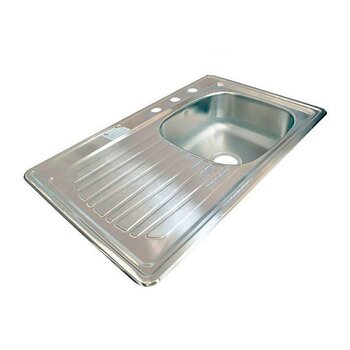 Fregadero con Escurridor Izquierdo Acero Inoxidable C-101