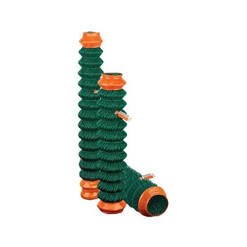 Malla Ciclónica Forrada DeAcero 1.25 x 20 ML Cal 12.5