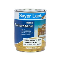 Barniz Poliuretano Uresayer Semi Mate 1 Lt