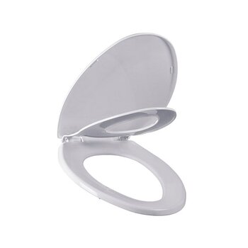 Asiento Sanitario Alargado Adaptador Infantil Blanco 1473SLOW