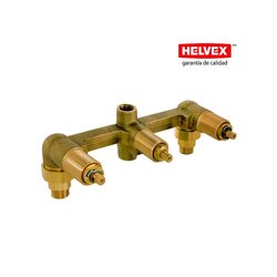 Ensamble Triple Empotrar Helvex sin Chapetones E-40-AQ