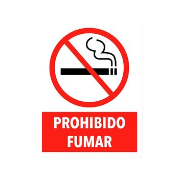 Señalamiento Prohibido Fumar