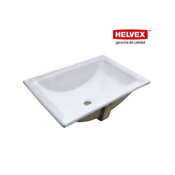 Lavabo Sobreponer Lv marcus Rectangular Blanco