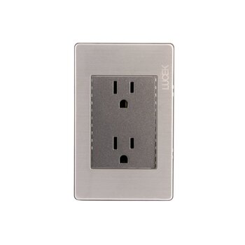 Placa 3 Módulos Contacto Doble marca Lucek modelo BP06MA