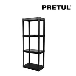 Estante Plástico Pretul 4 Repisas