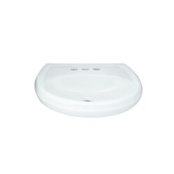 Lavabo Tulipán Blanco CATO