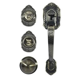 Cerradura de Gatillo Yale Verona Alta Seguridad Latón Antiguo