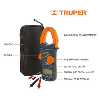 Multímetro Digital Truper Gancho