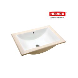 Lavabo Bajo cubierta Lv marcus Helvex Rectangular Blanco