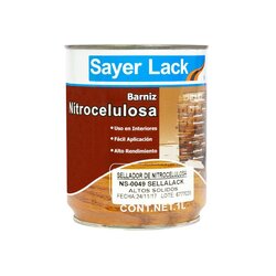 Sellador Madera Sayer Lack Altos Solidos Brillante 1 Lt