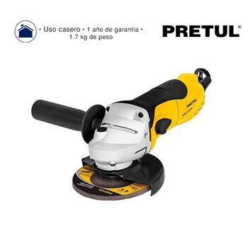 Esmeriladora Angular Pretul 4½ 630 W