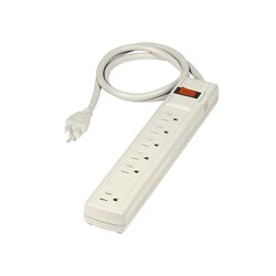 Multicontacto Barra Volteck 6 Entradas 270 Joules