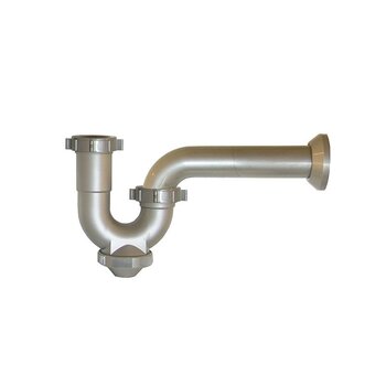 Trampa Lavabo sin Contra Plateado Coflex