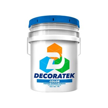 Pintura Vinil Acrílica Decoratek Color 5 Años 19 Lt