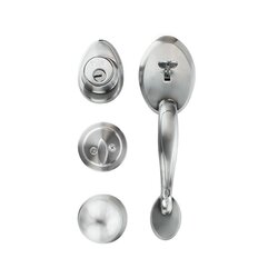 Cerradura Entrada Gatillo Cromo Mate Venecia Yale LL/M