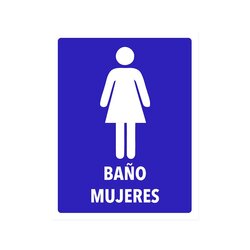 Señalamiento Baño Mujeres