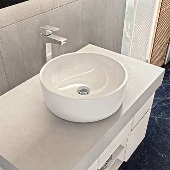 Lavabo Blanco de Sobreponer Helvex LV Morea