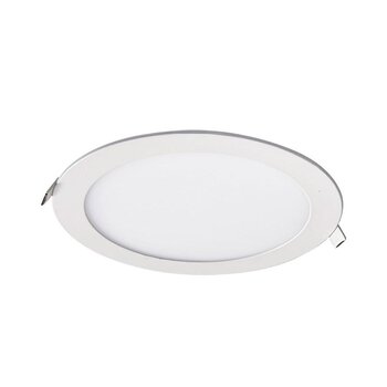 Luminario Led Empotrado Techo Luz Blanco Frío 12W Flat Estevez