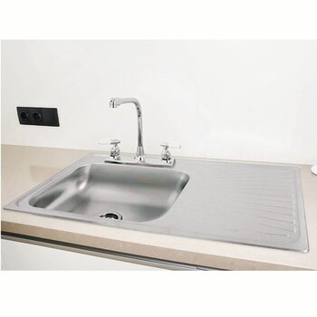 Fregadero K102 marca Eb Técnica 101 x 54 cm Acero Inoxidable