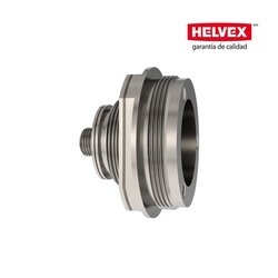 Porta Electroválvula Helvex Cromada