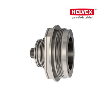 Porta Electroválvula Helvex Cromada