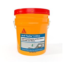 Impermeabilizante acrilico Acriltecho Ultra 5 blanco 5 años 18L