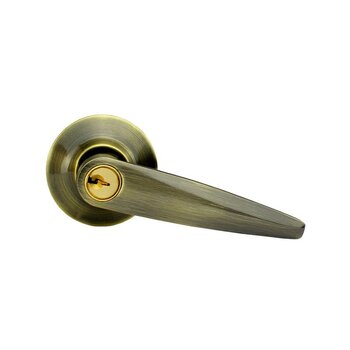 Cerradura Manija Recámara Cambridge Latón Antiguo