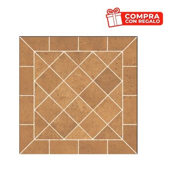 Piso Santa Clara Daltile 37 x 37 cm Cotto