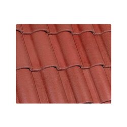 Teja Concreto Mediterráneo 44 x 30 cm Rojo Rubí