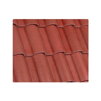 Teja Concreto Mediterráneo 44 x 30 cm Rojo Rubí