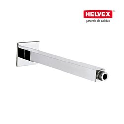 Brazo Chapetón Cuadrado Ducha Plato Ancho Helvex TR-036