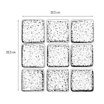 Mosaico para alberca Foncer 33.5x33.5 cm Oria