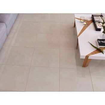 Piso Burgos Daltile 45 x 45 cm Crema GZL1