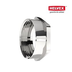 Tuerca Spud Helvex Fluxómetro 32 mm Cromada