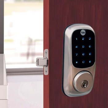 Cerrojo Digital Yale Touch Real Living Níquel Satinado