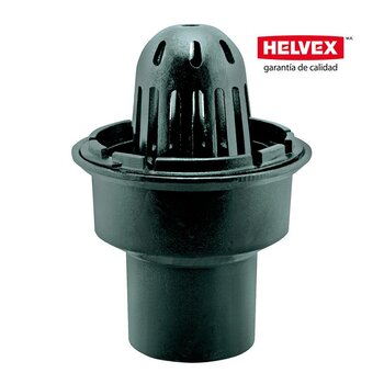 Coladera Azotea Helvex con Cúpula 444-X