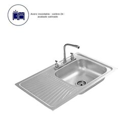 Fregadero Eb Técnica Acero Inoxidable 80 x 52 cm K101