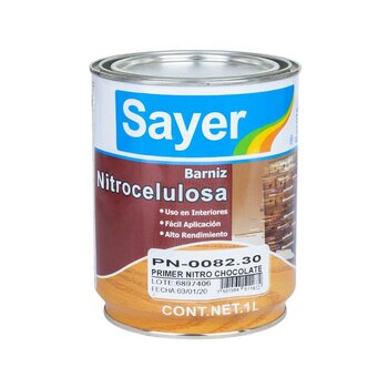 Primer Nitrocelulosa Sayer Chocolate PN008230 1L