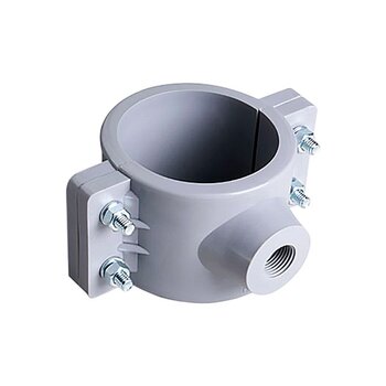 Abrazadera PVC Hidráulica 200 x 13 mm