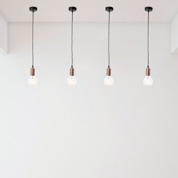 Luminario Suspendido Cobre 60 W Dixie Estevez