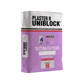 Estuco Plaster R Uniblock Blanco 40 kg