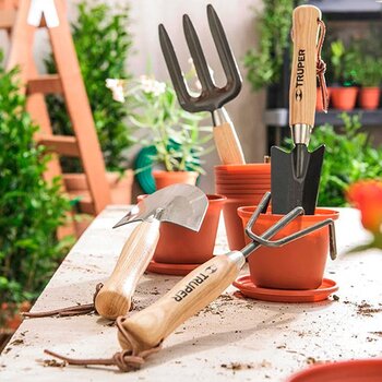 Juego Herramienta para Jardín Truper 4 piezas 6 pulg