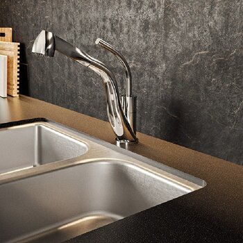 Monomando Fregadero Helvex Cabezal Retráctil E-306