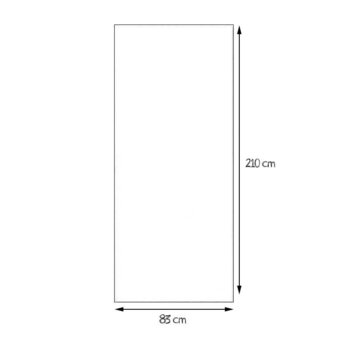 Puerta Lamina 83 x 2.10 m Calibre 28 Lisa